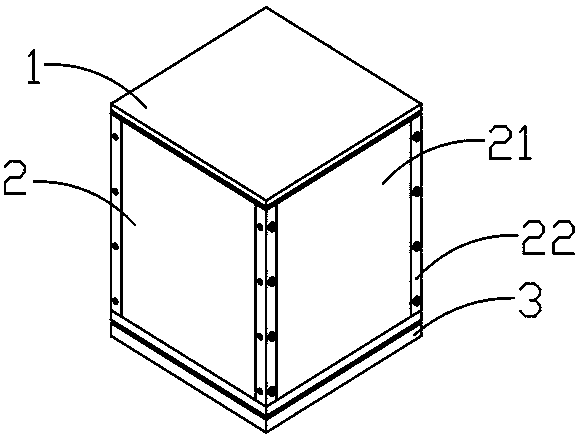 Jointing type paper packaging box