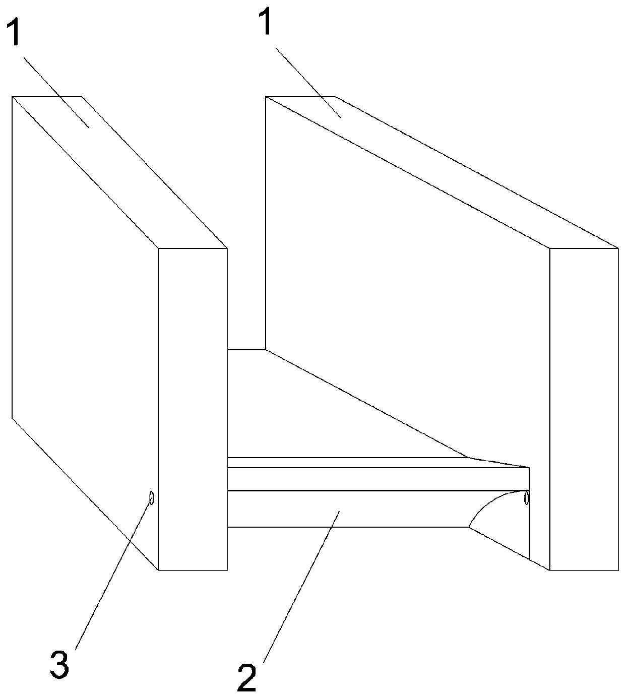 Side slope drainage prefabricated bionic component suitable for freezing-thawing deformation and construction method