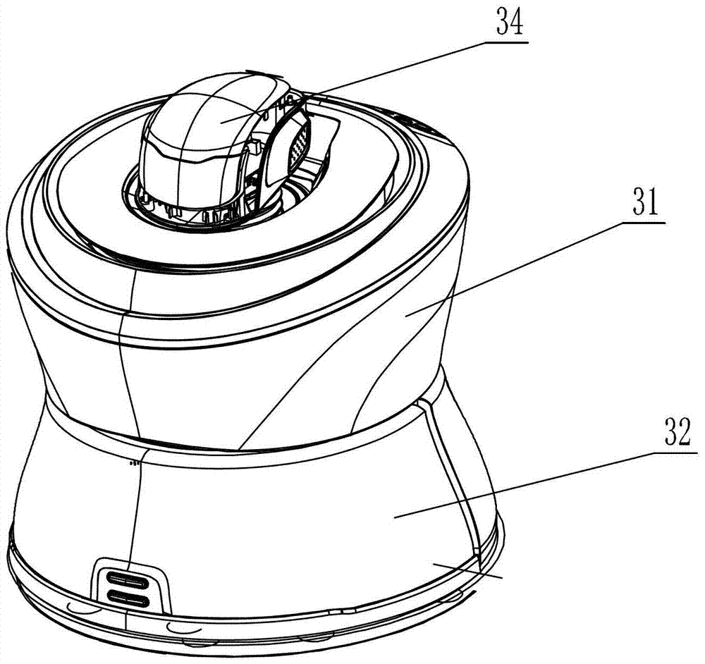 Self-moving processing unit