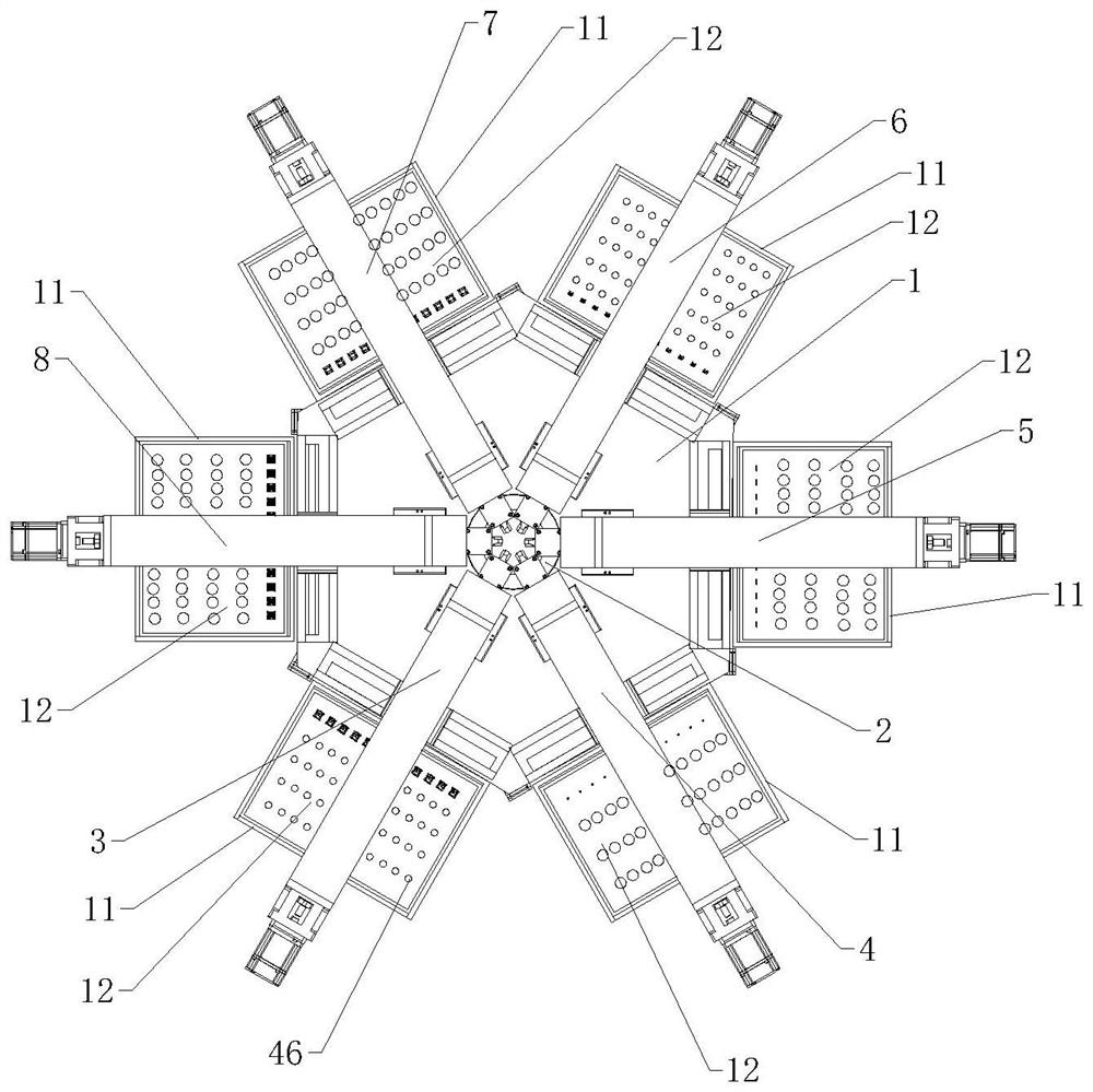 Rotary disc type automatic assembly device for keyboard shaft body