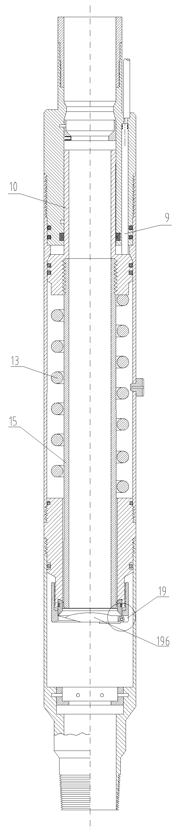 Self-balancing downhole safety valve