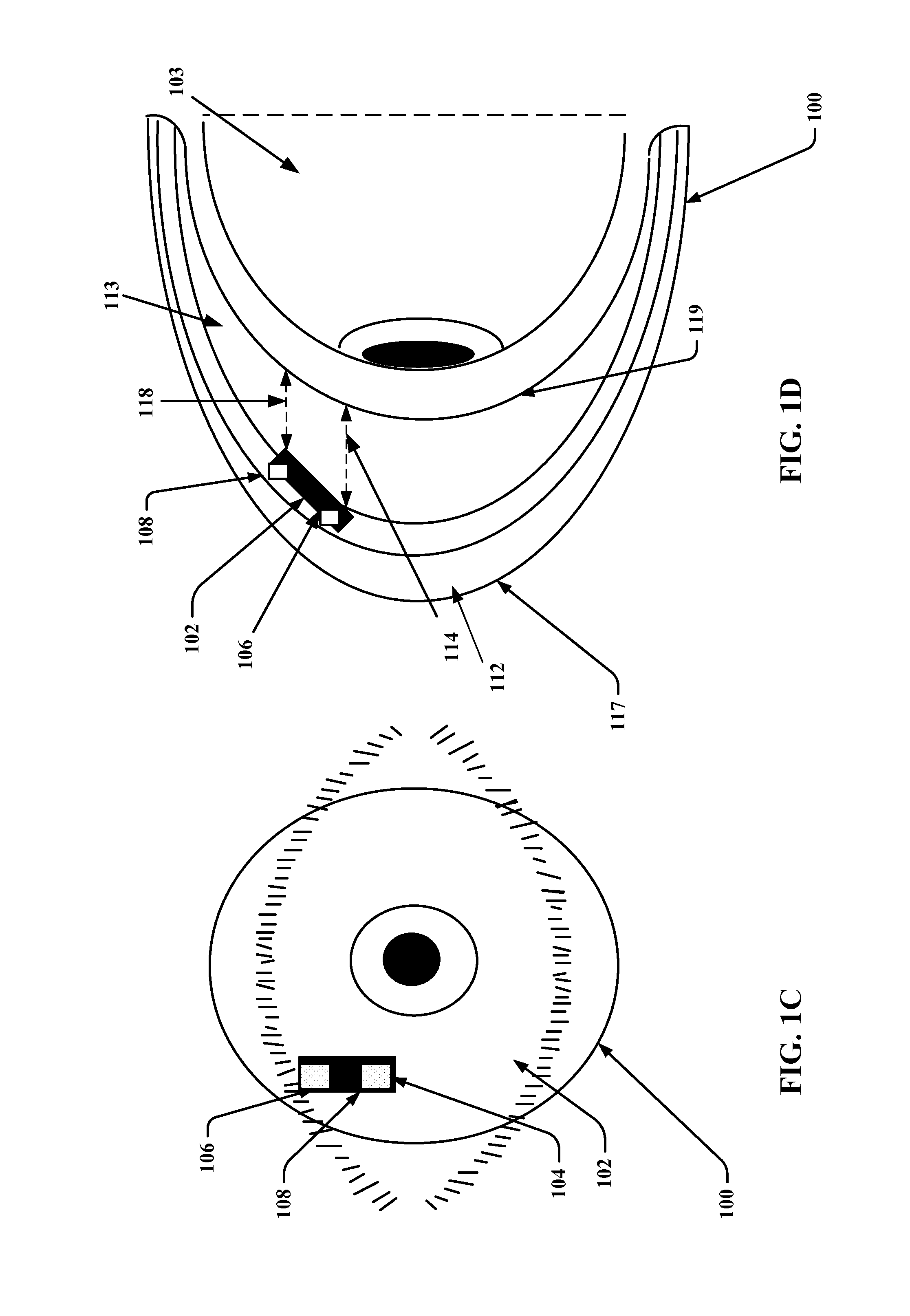 Contact lens and method of manufacture to improve sensor sensitivity