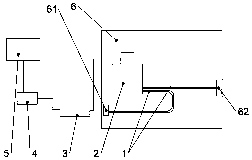 Wind driven generator bearing automatic lubricating device and automatic lubricating control method