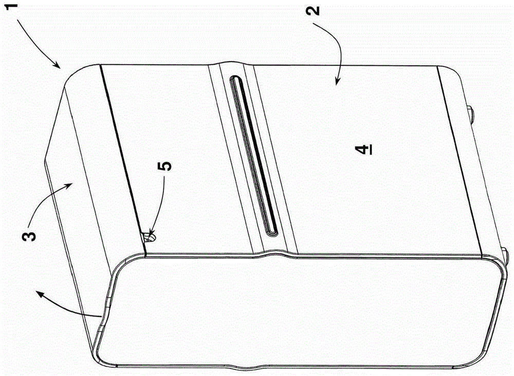 Storage containers for liquid food such as milk