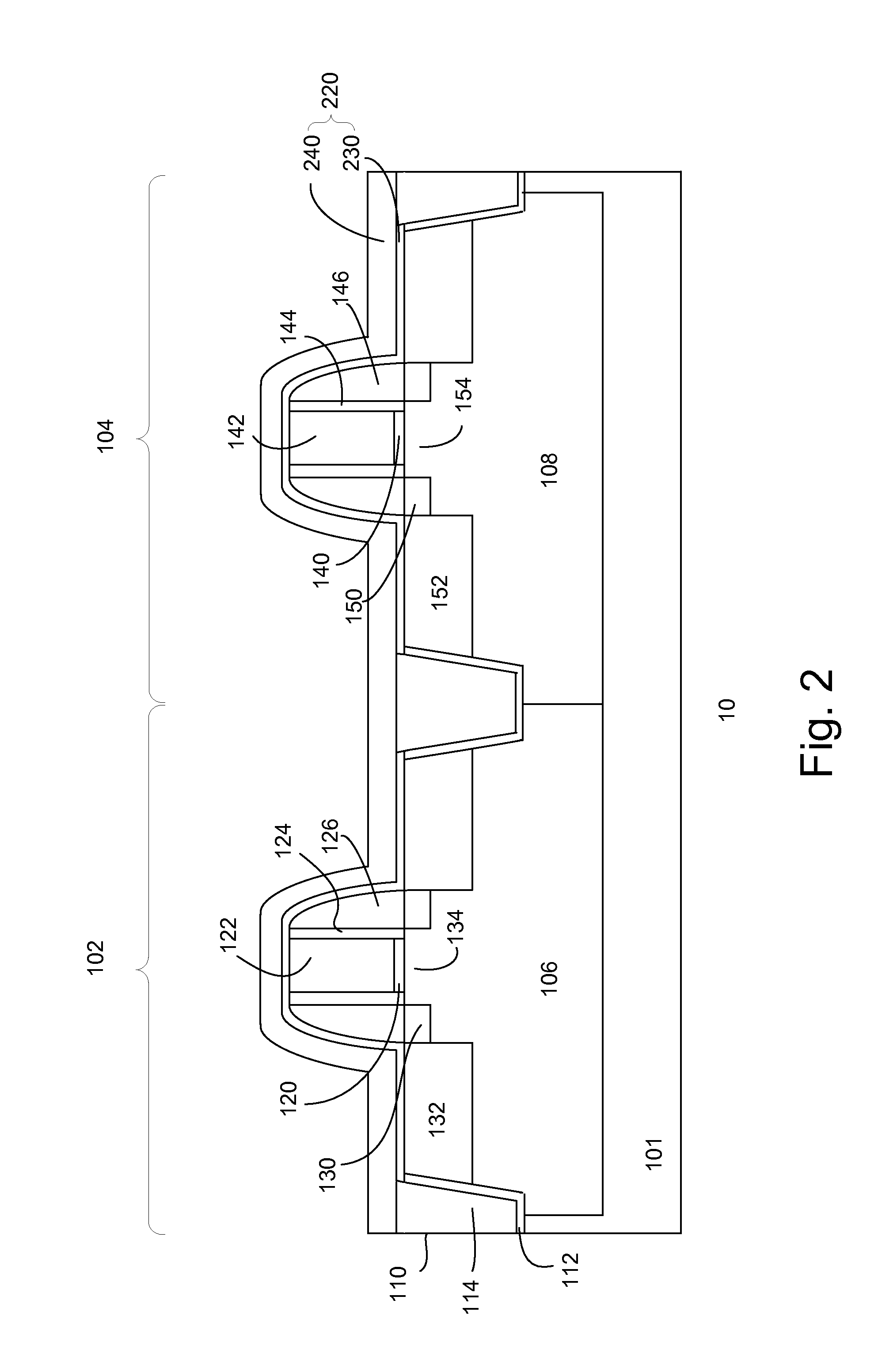 Method for fabricating semiconductor devices using stress engineering