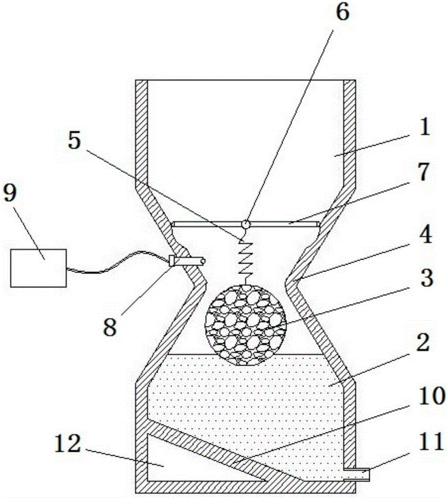 Automatic printing machine ink adding mechanism based on floating ball seal