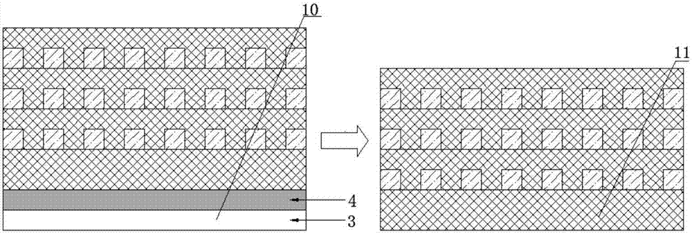 A preparation method of force-responsive photonic crystal material based on reverse imprint nano-molding technology