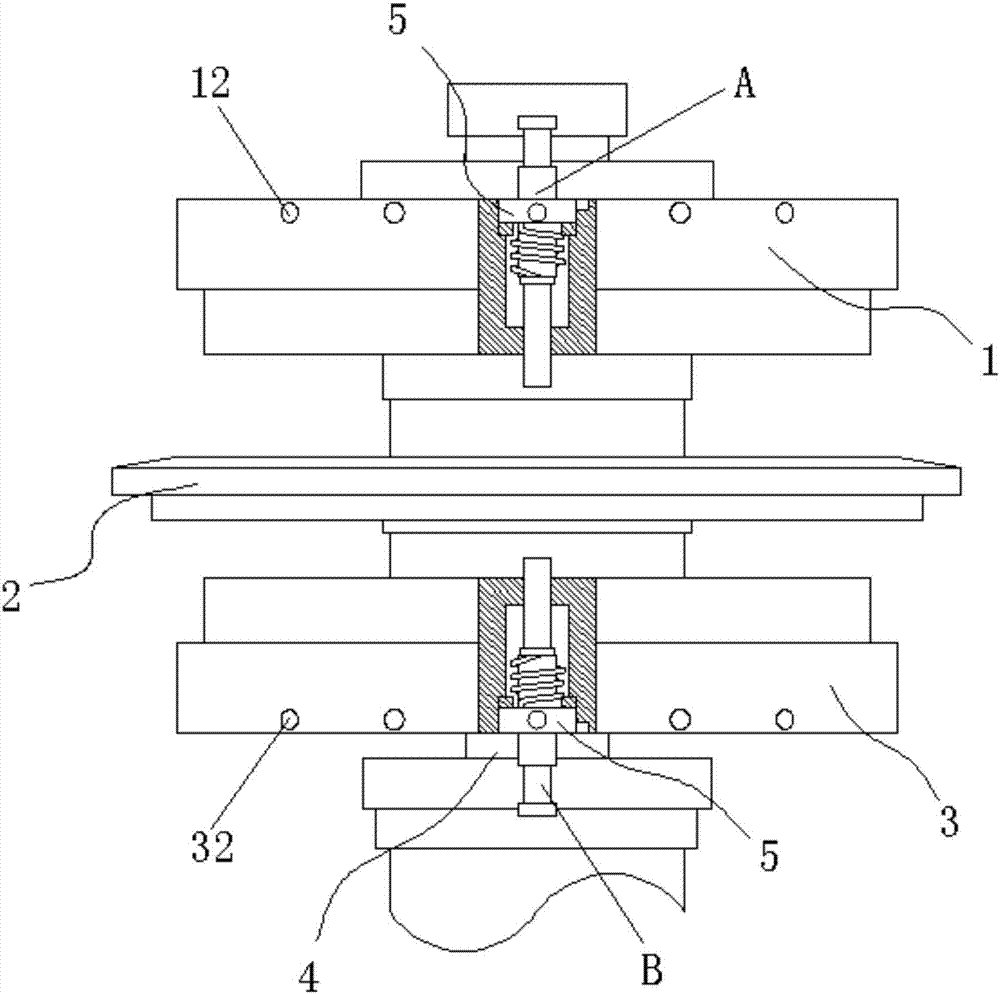 Rotary table device of rotary tablet machine