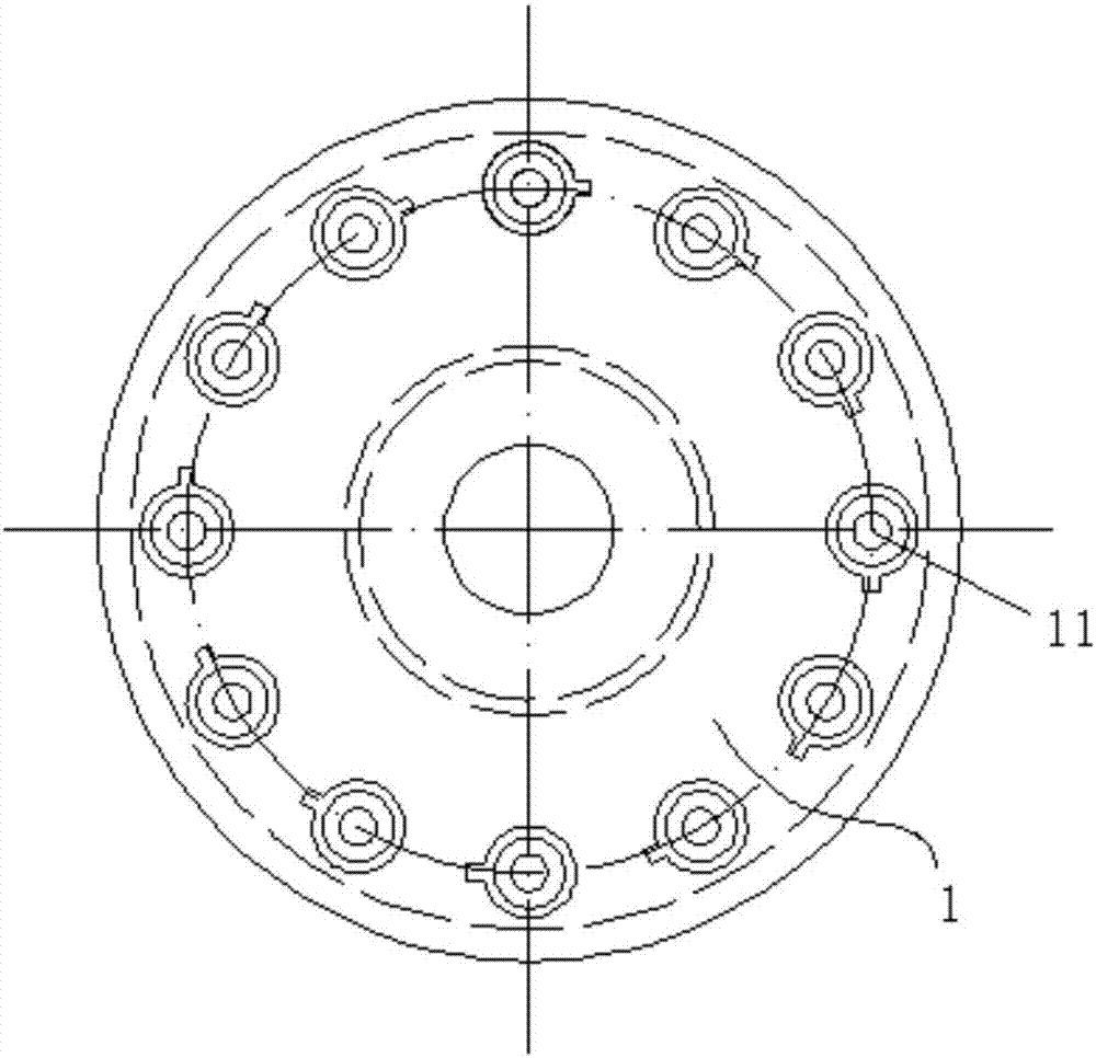 Rotary table device of rotary tablet machine