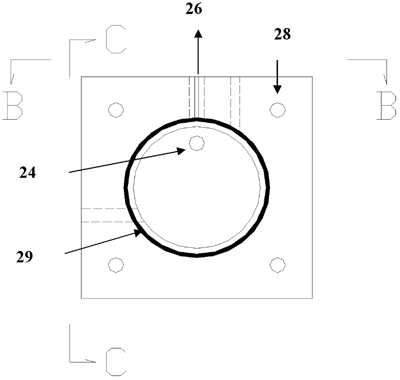 Electric complex-strengthening repairing method and device of heavy metal-organic co-contaminated soil