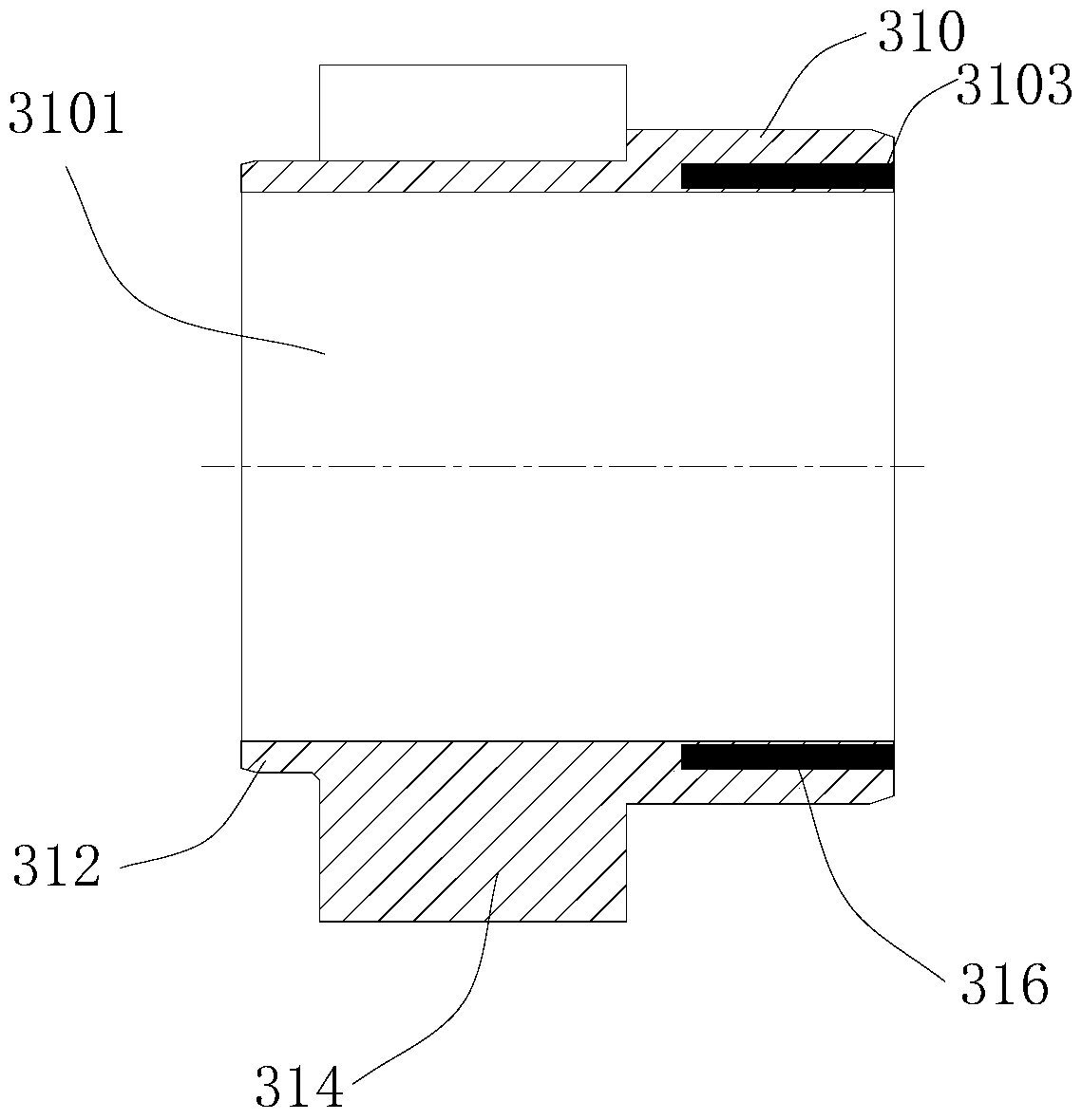 Speed ​​measuring device and installation method thereof