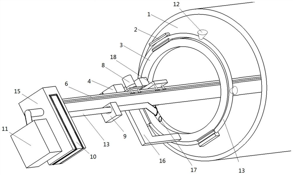 Method for spraying anticorrosive paint on inner surface of ship seawater pipeline