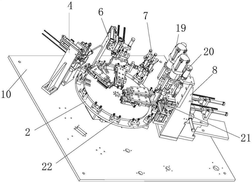 Fire-fighting valve core assembly machine