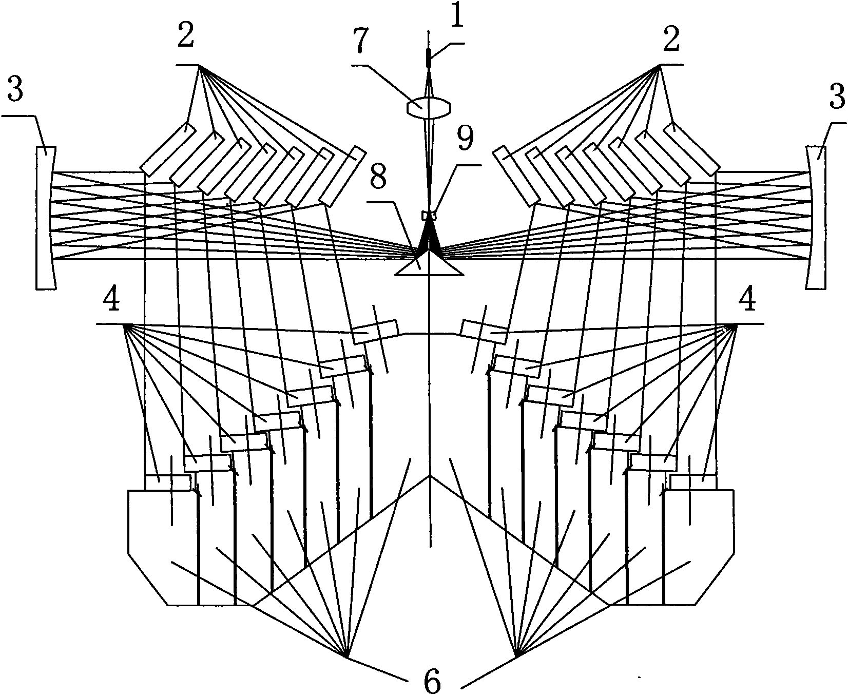 Multitube fiber-optic coupling method of symmetrical semiconductor laser