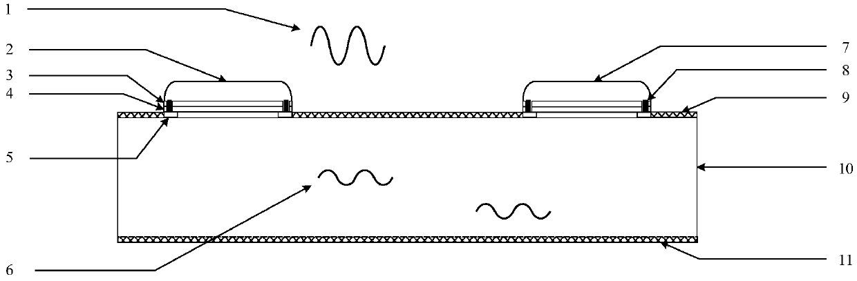 Inter-chip wireless interconnection structure