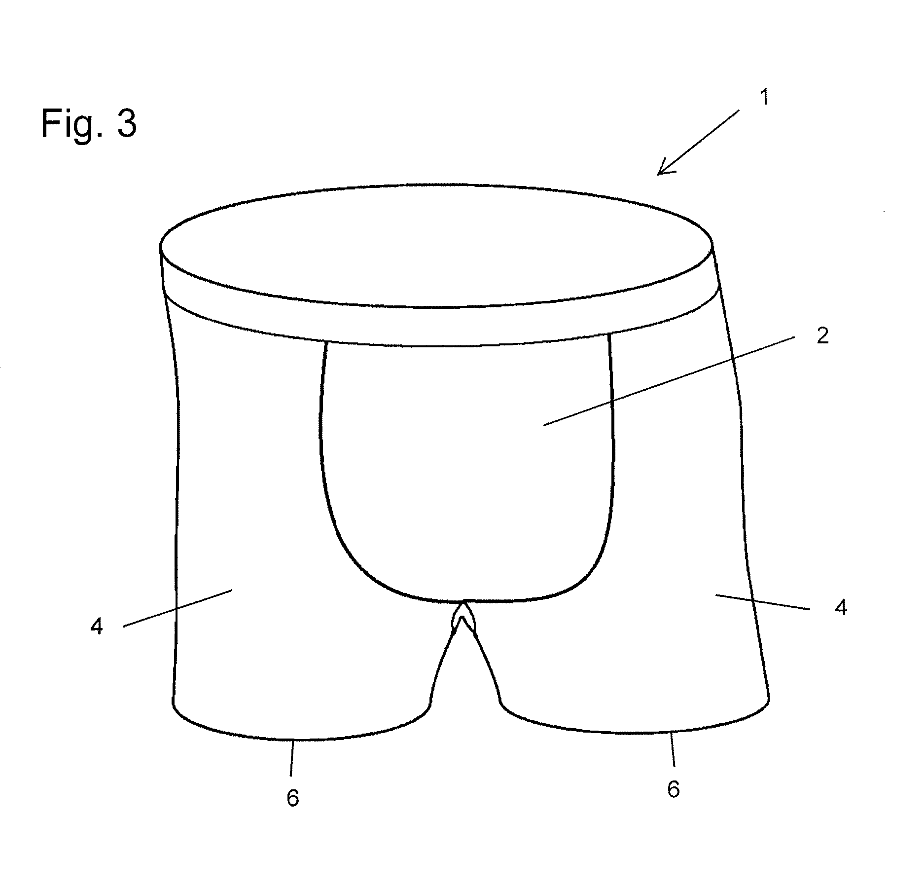 Garment having zones with varying shape control characteristics