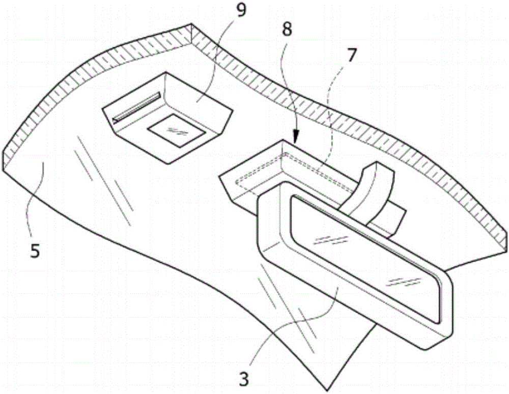 Rain sensor and integral cover for high-pass terminal