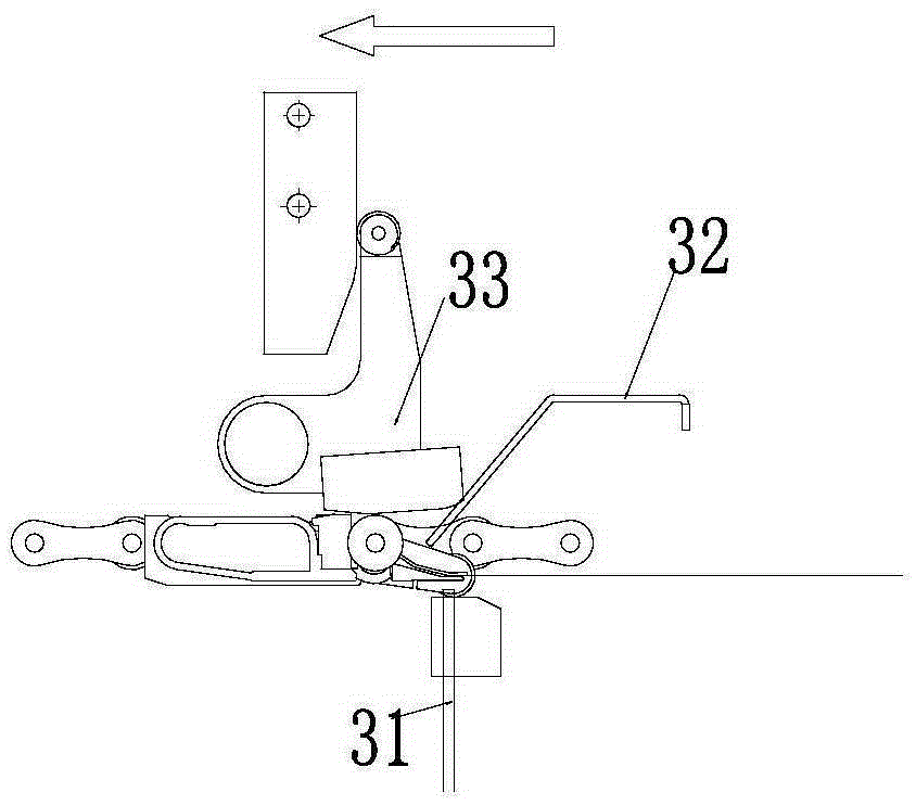 Paper collecting and shifting device and working method thereof