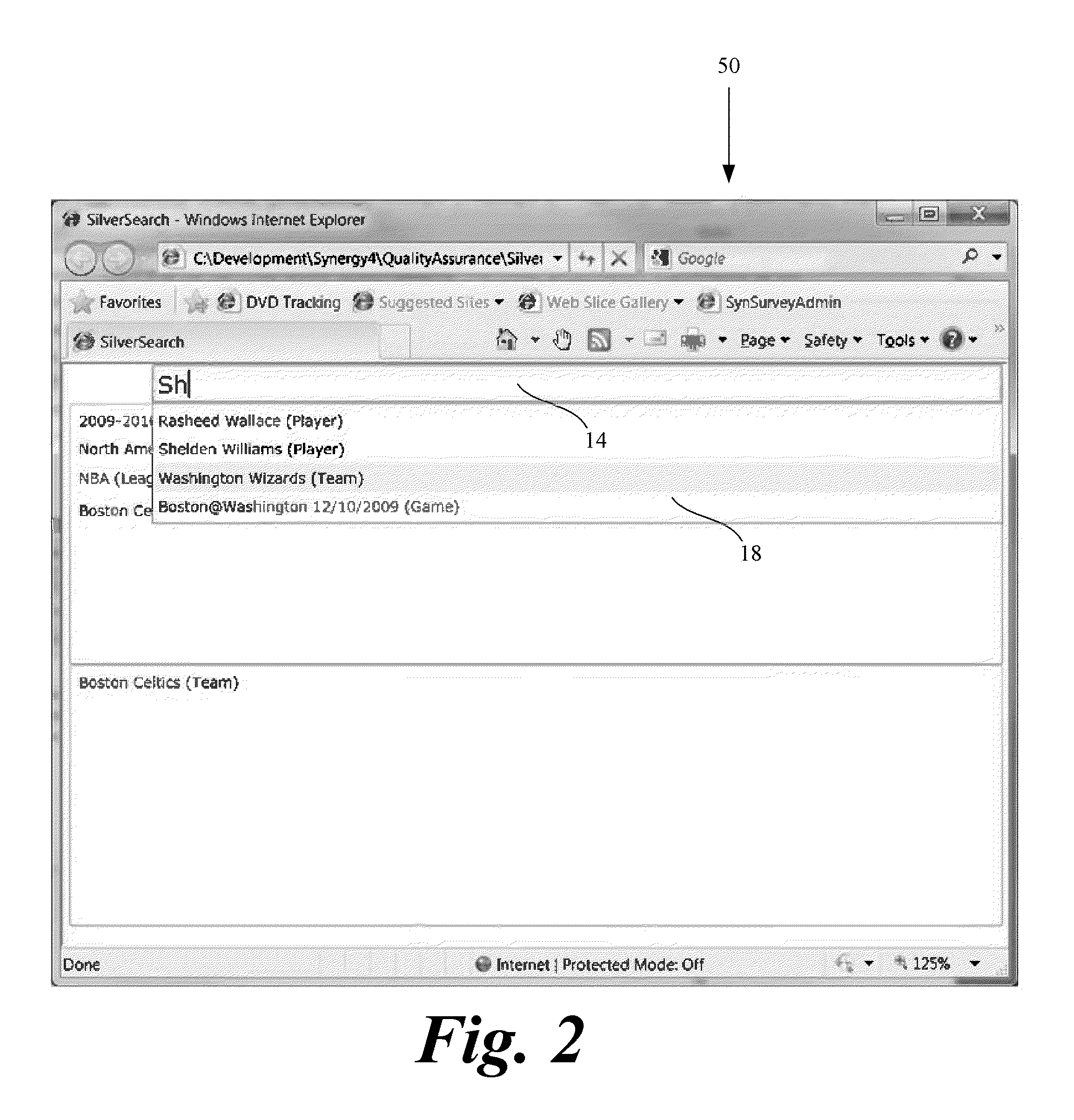 System and methods for searching and displaying ontology-based data structures