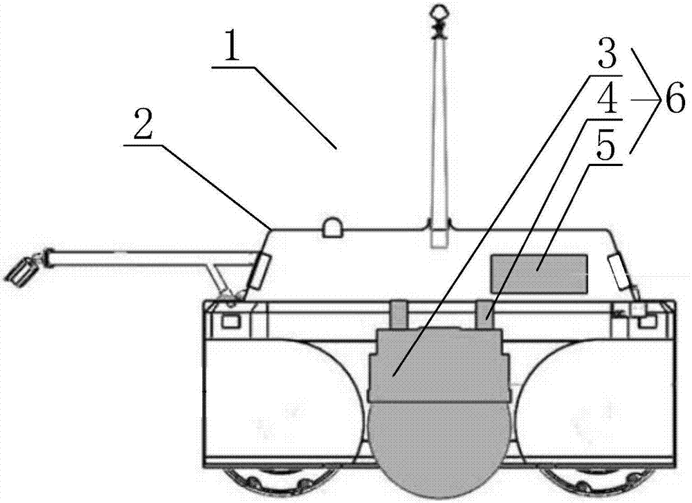 Road damage detection robot system