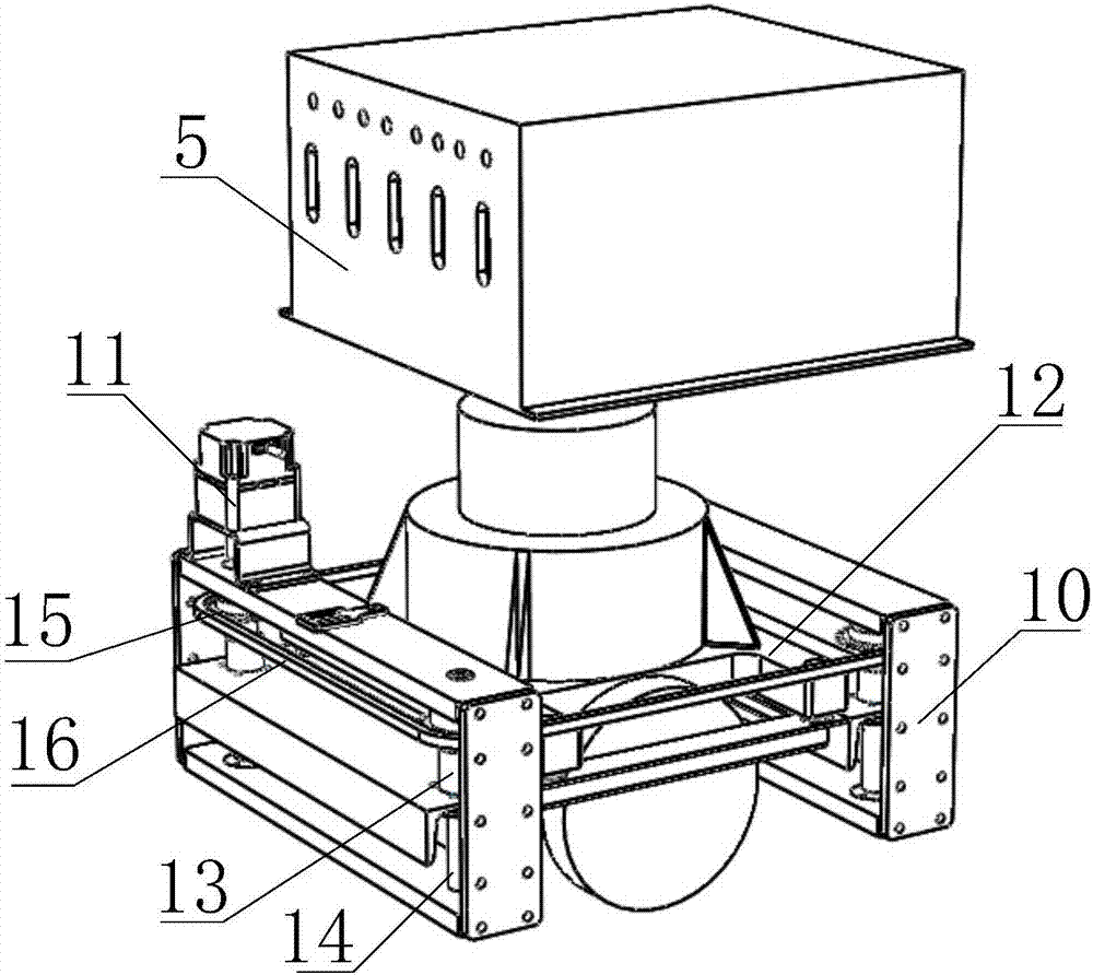 Road damage detection robot system