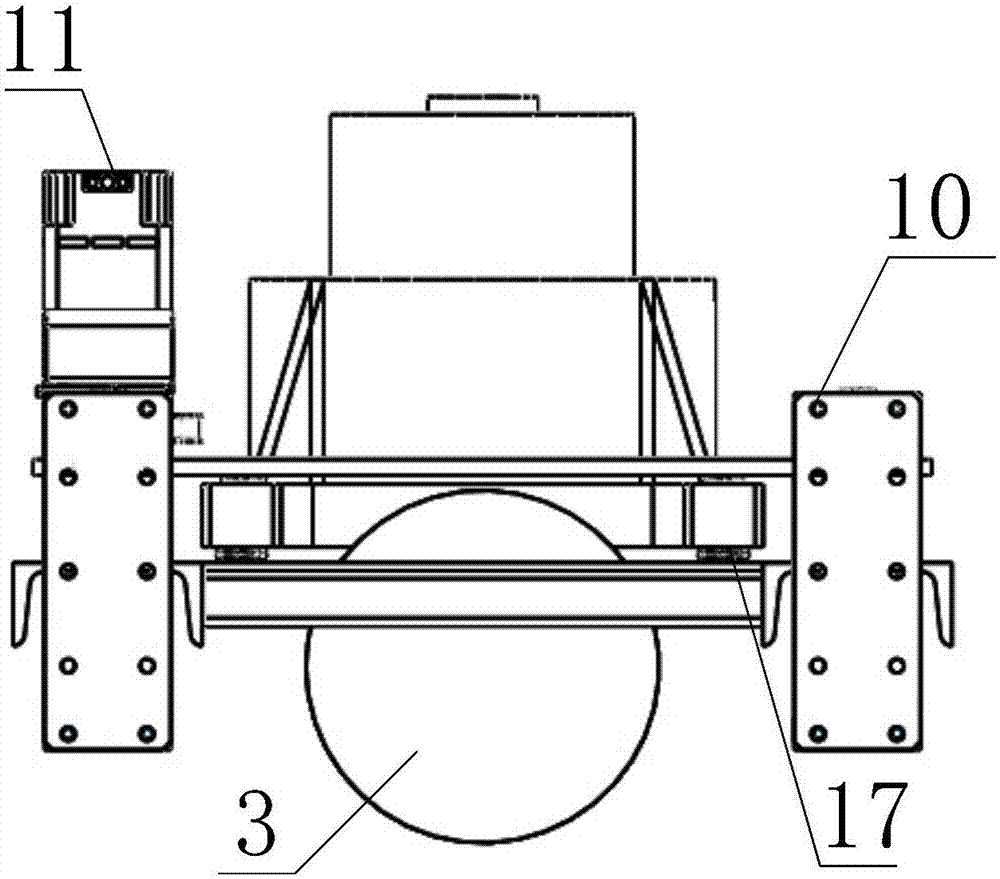 Road damage detection robot system