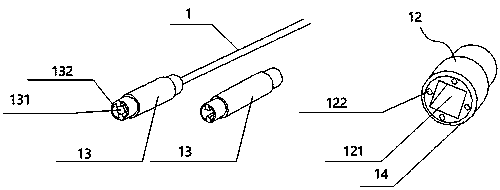 Visual positioning guide wire