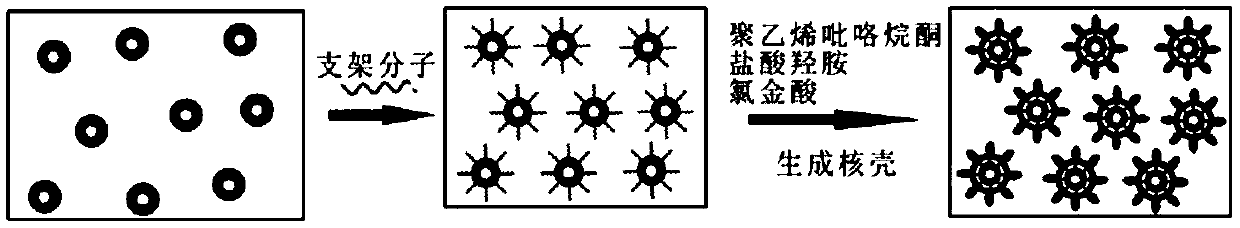 Surface-enhanced Raman detection of biomolecules based on hyperbranched nanostructures