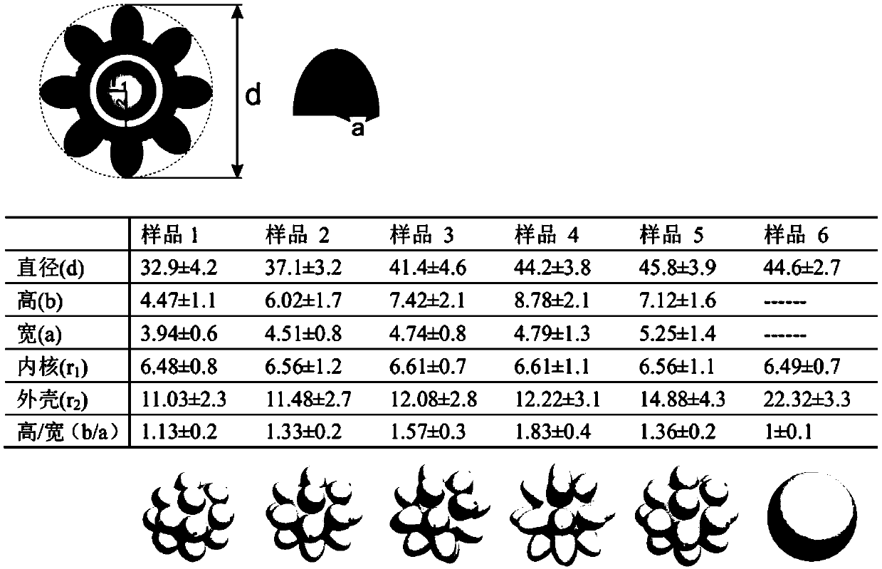 Surface-enhanced Raman detection of biomolecules based on hyperbranched nanostructures