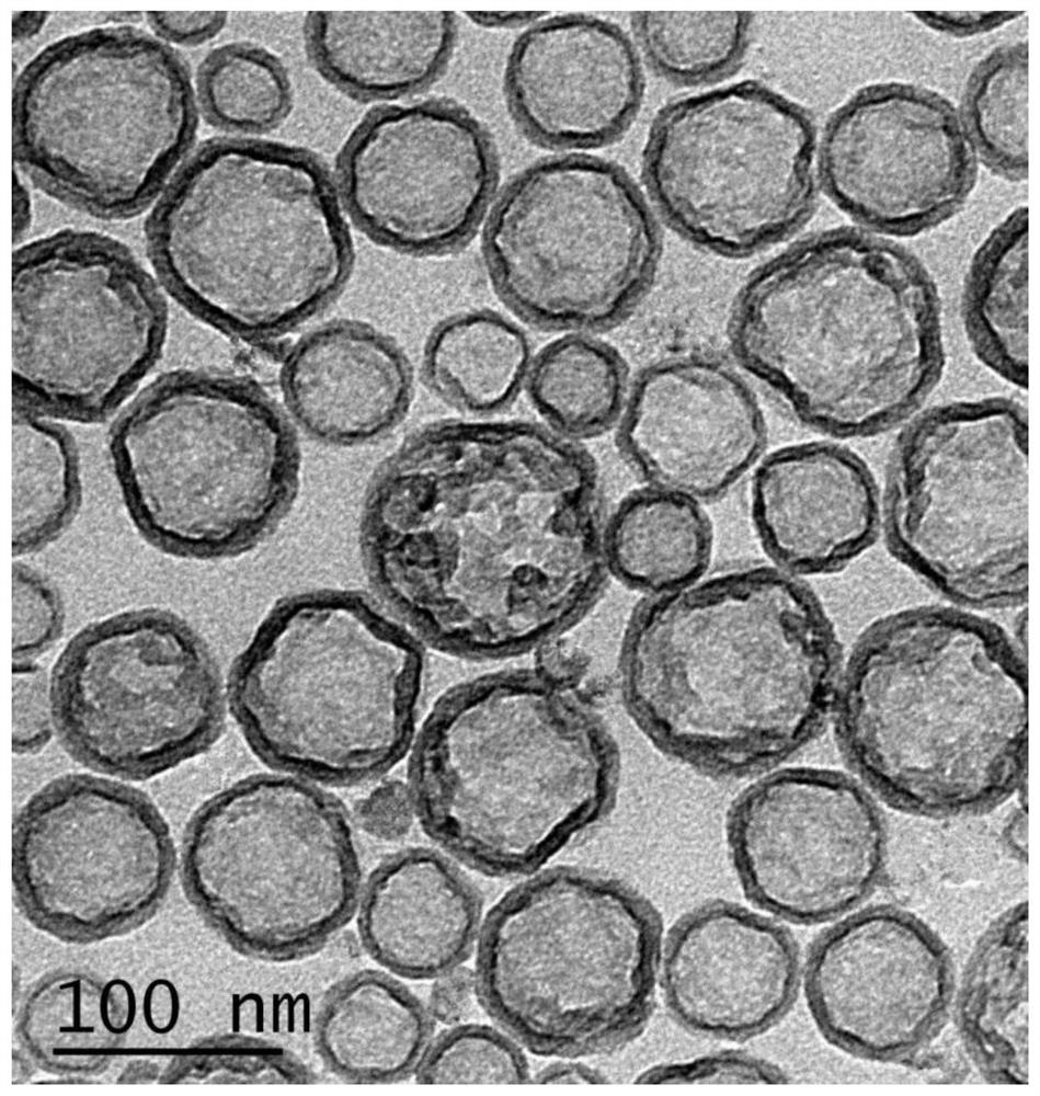 Preparation method and application of thermochromic film based on hollow VO2 nanoparticles