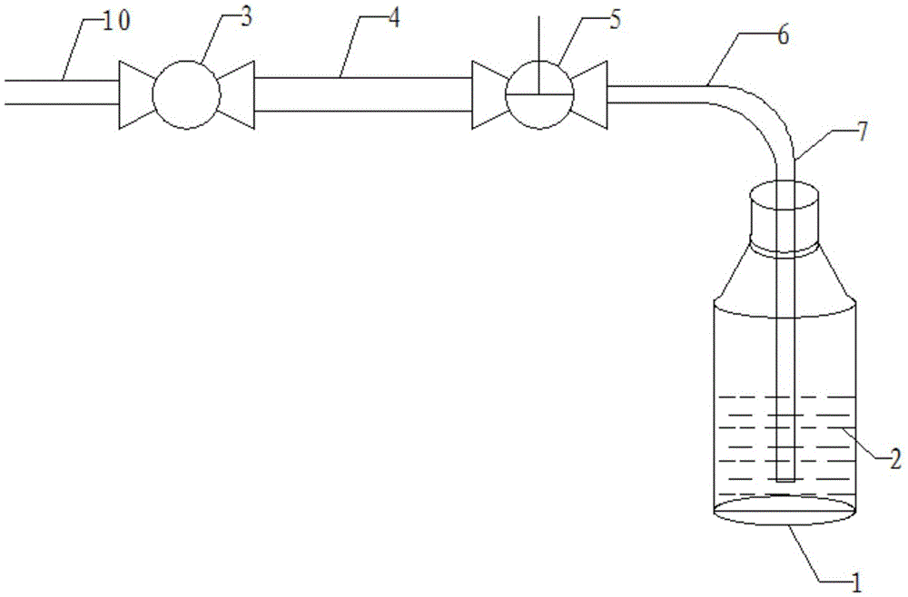 A kind of anhydrous hydrogen fluoride sampling device and sampling method