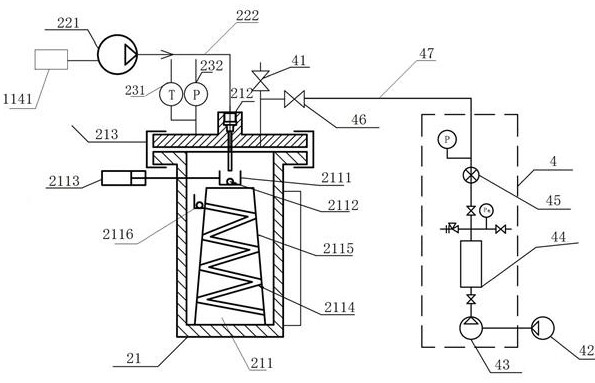 High pressure environment marine microorganism enrichment culture and gravity separation device