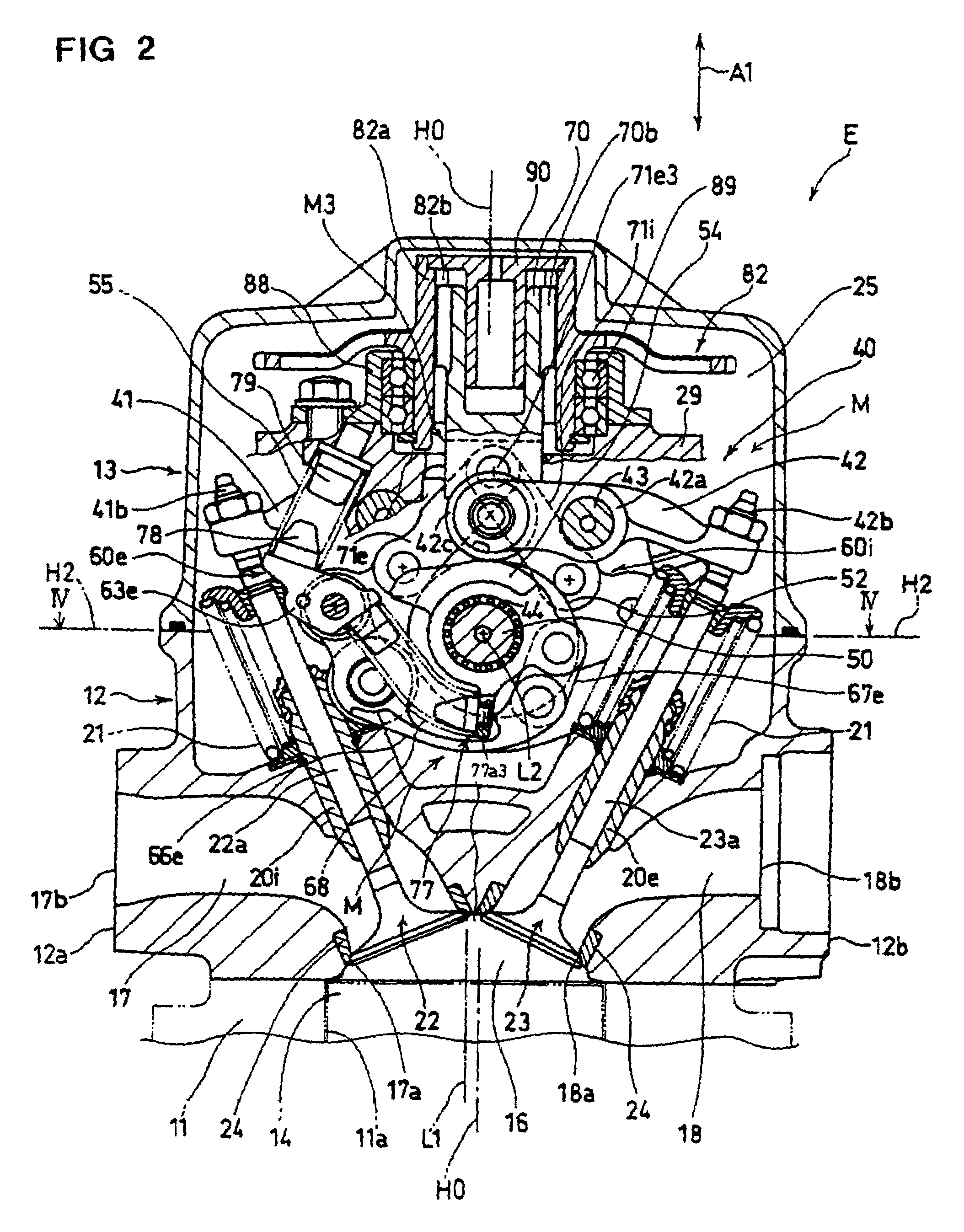 Valve system for internal combustion engine