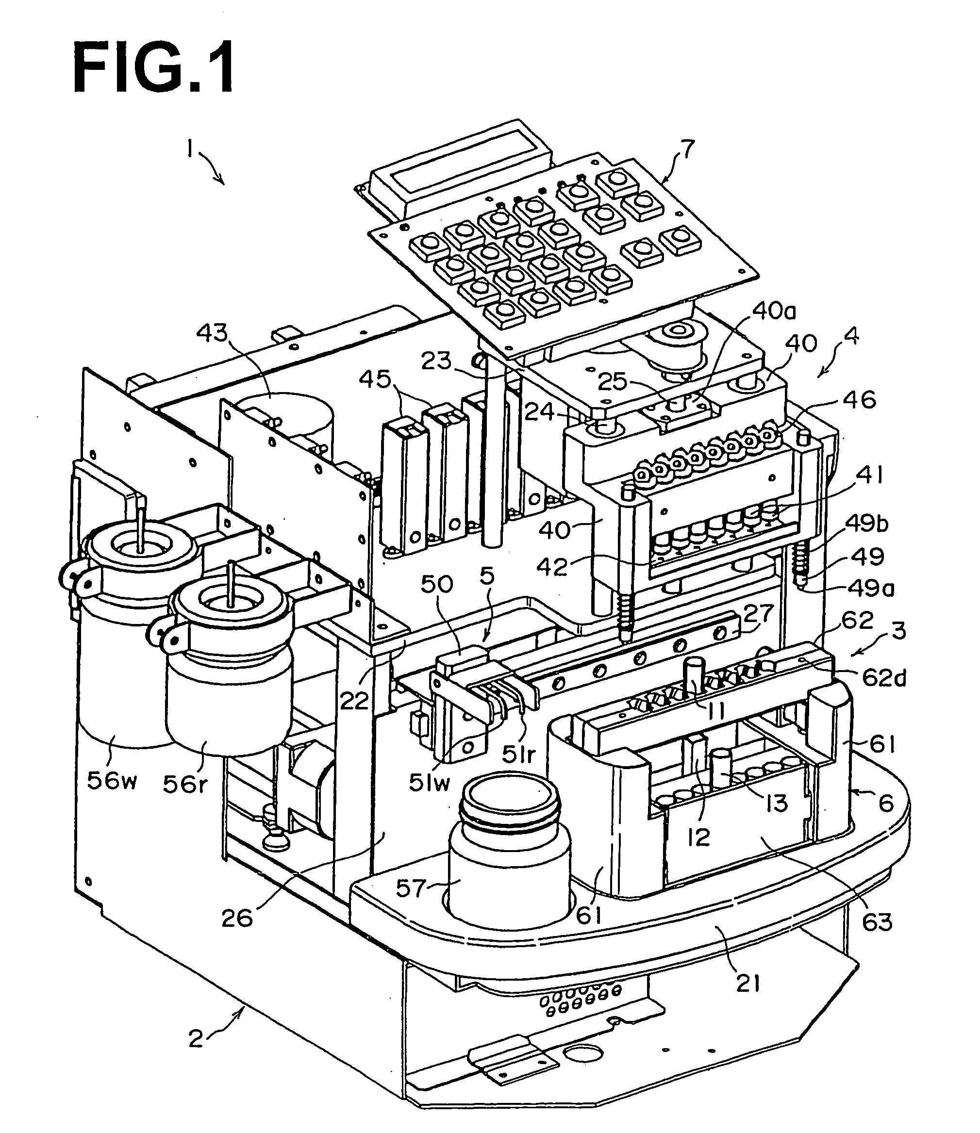 Rack for extracting apparatuses