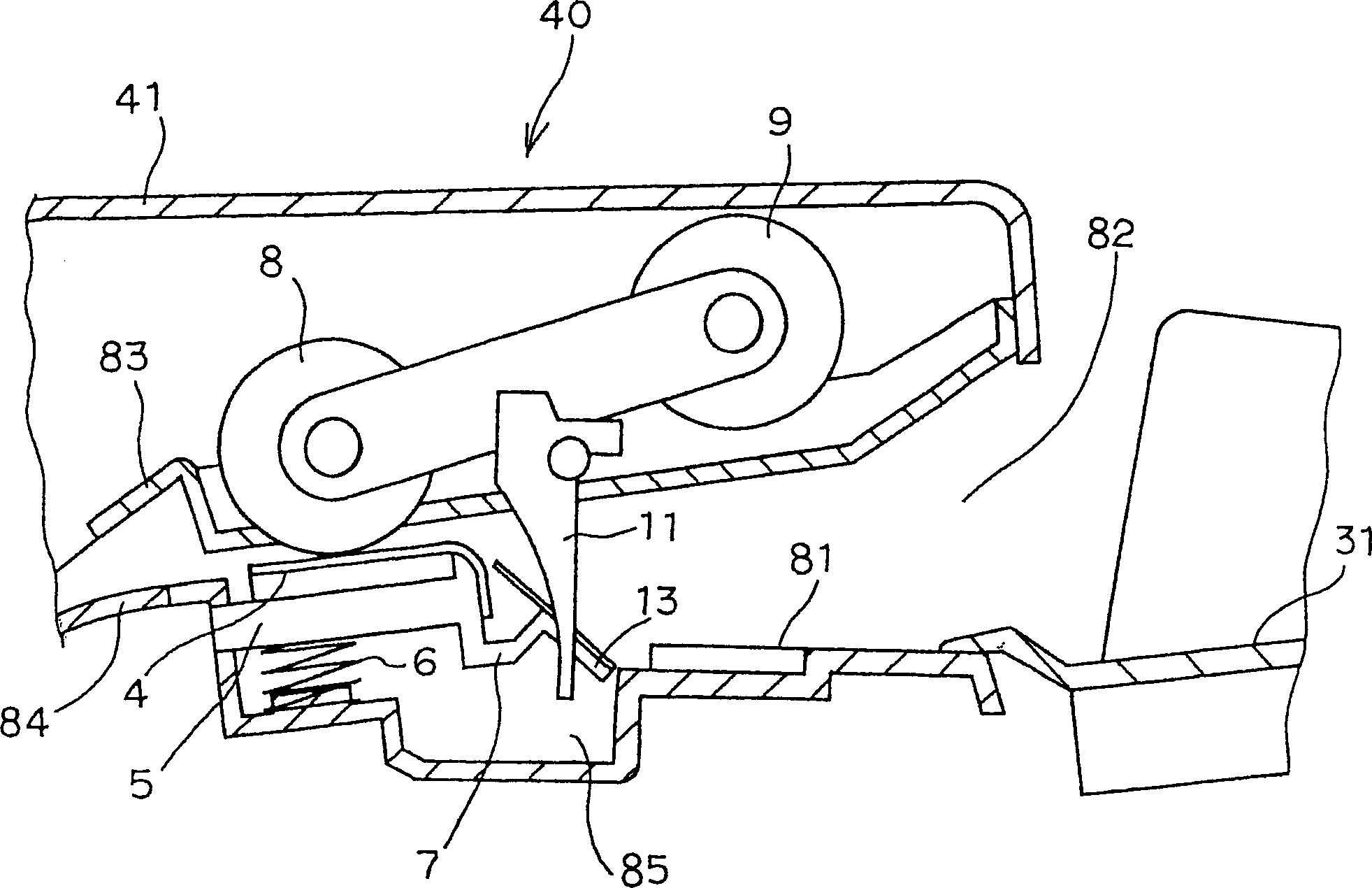 Paper sheet conveying & feeding apparatus and automatic coveying & feeding manuscript device with the same apparatus