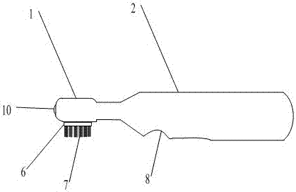 Controllable electric toothbrush