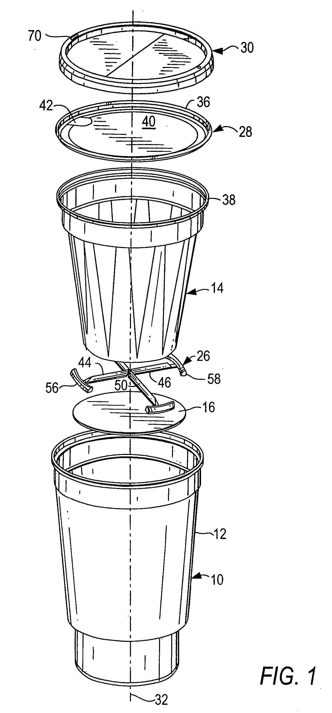 System for and method of making an arrangement for changing the temperature of a product