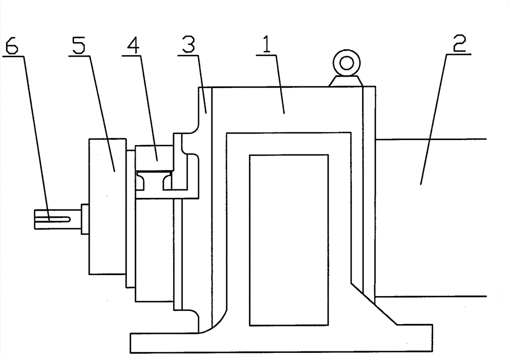 Electromagnetic speed-adjustable motor