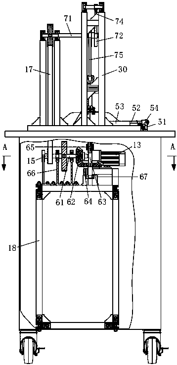 Thai yoghourt stir-frying machine and application method thereof