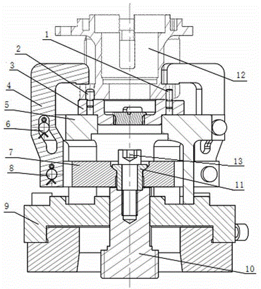 Hydraulic clamp of numerical control lathe