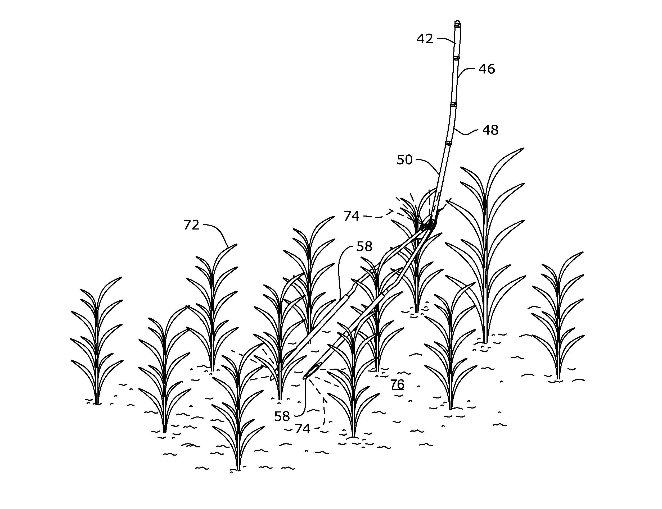 Agricultural crop application system