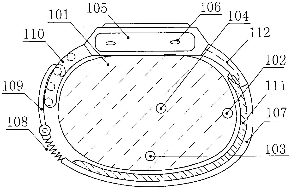 Blood pressure measuring device and blood pressure recognizing device