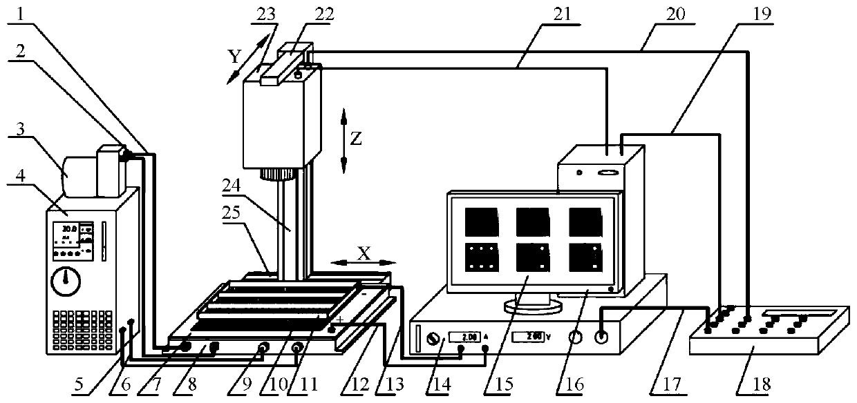 A solar cell dark field phase-locked thermal imaging layered micro-defect accurate characterization system and method