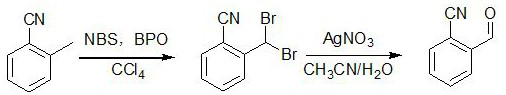 Preparation method of 2-cyanobenzaldehyde and derivatives thereof