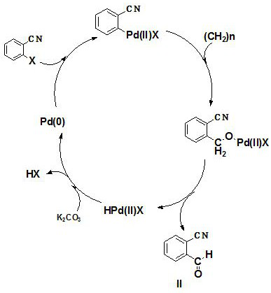 Preparation method of 2-cyanobenzaldehyde and derivatives thereof