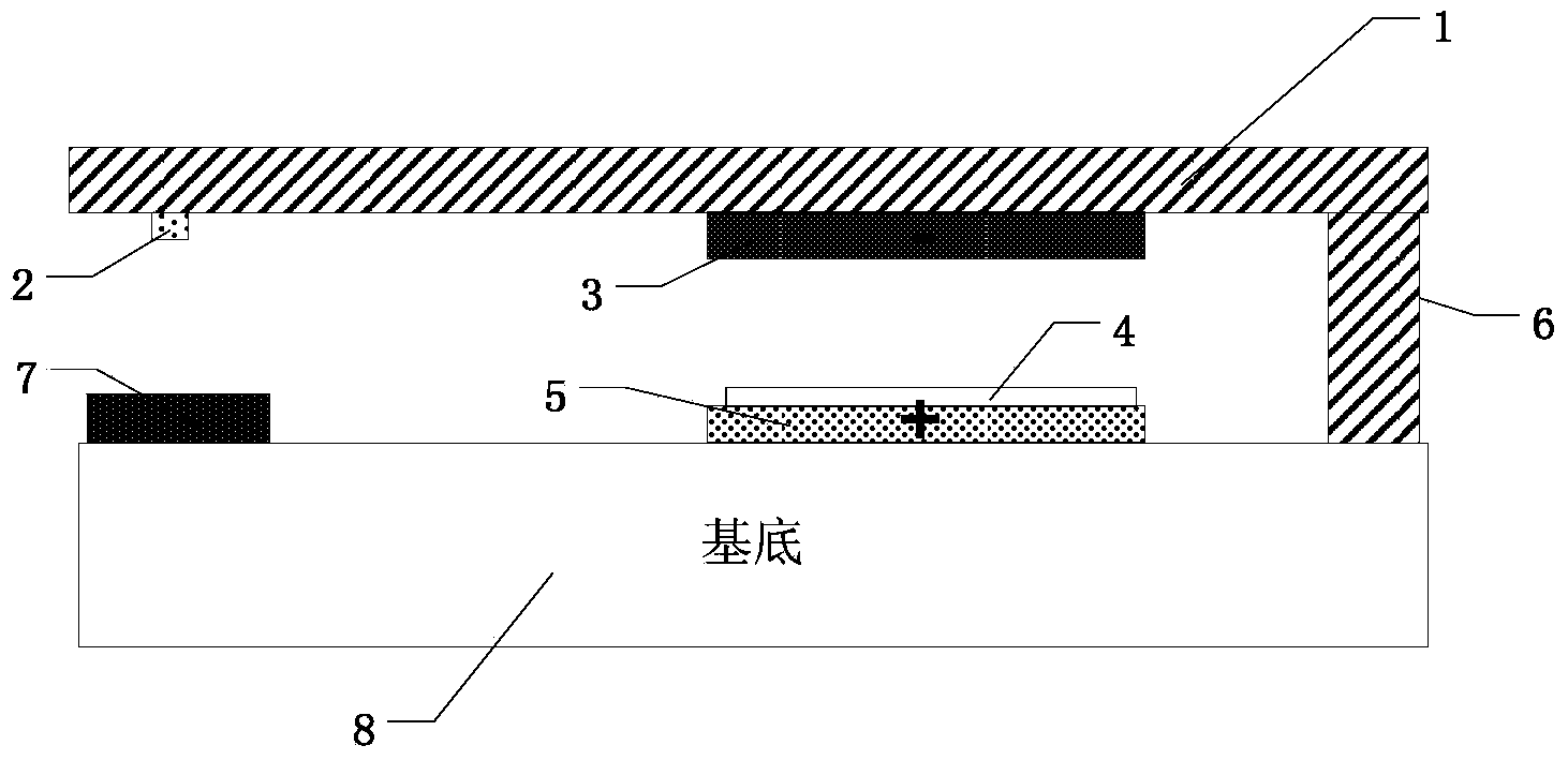 MEMS capacitor switch with PN junction