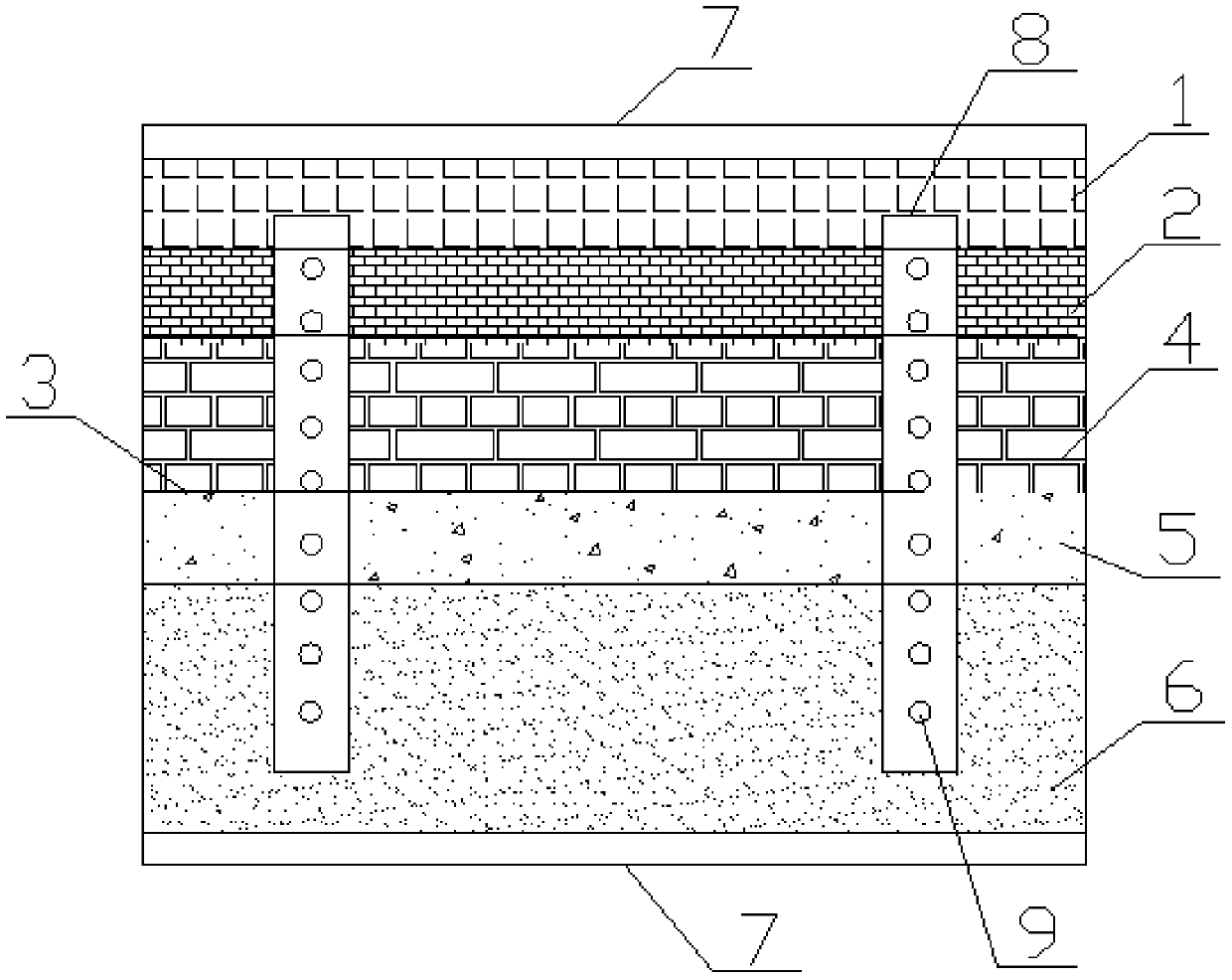 Car front cover sound-absorbing pad