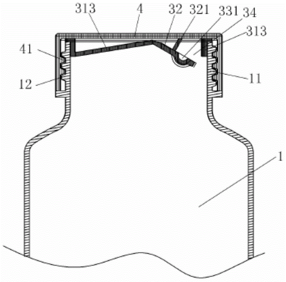 Quantitative cap unit and quantitative device