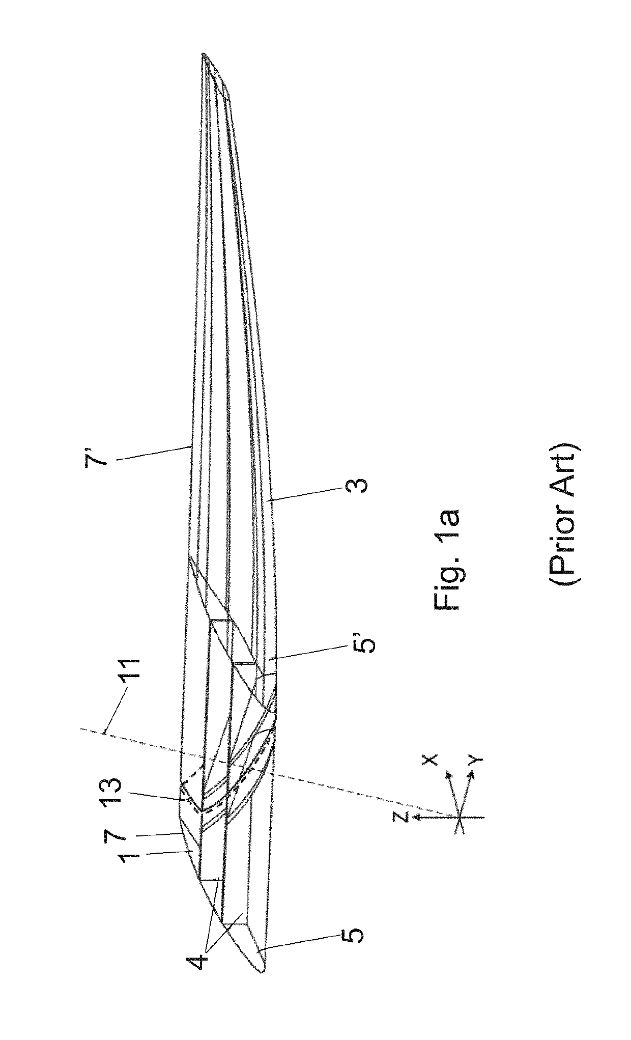 Moveable wing tip device, an outer end of a wing, and interfacetherebetween