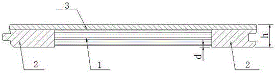 Two-layer floor based on beam bridge structure